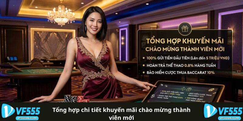 Khuyến mãi chào mừng thành viên mới VF555